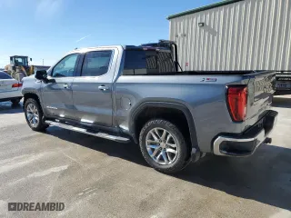 2022 GMC Sierra 1500 SLT with VIN 1GTU9DED6NZ208526, listed as a Copart auction lot 87836935 with 50,864 mi miles and Salvage Title. Bid and sale history available at carsss.com. Image 2.