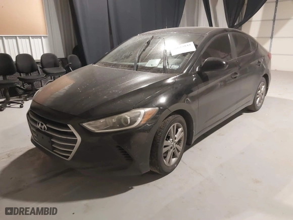 2018 Hyundai Elantra Value Edition with VIN KMHD84LF9JU545086, listed as a IAAI auction lot 41623845 with 128,973 mi miles. Bid and sale history available at carsss.com. Image 18.