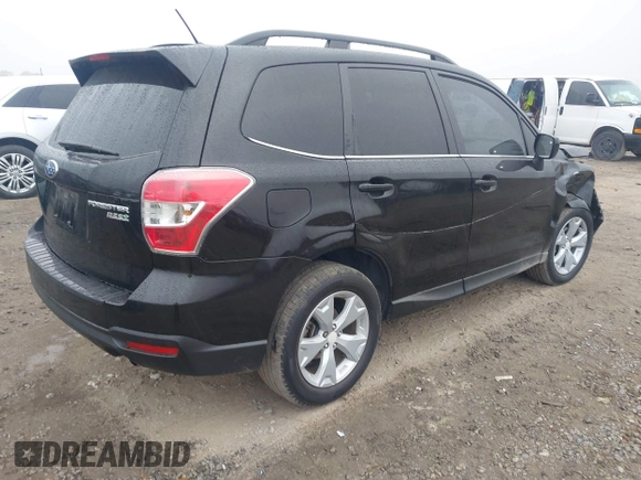 2015 Subaru Forester 2.5i Limited with VIN JF2SJAHC4FH541509, listed as a IAAI auction lot 41015158 with 100,091 mi miles. Bid and sale history available at carsss.com. Image 4.