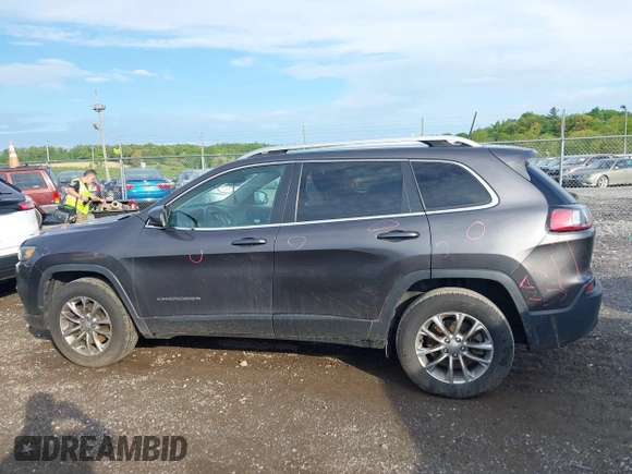 2019 Jeep Cherokee Latitude Plus with VIN 1C4PJMLB8KD208039, listed as a IAAI auction lot 42166196 with 126,327 mi miles and . Bid and sale history available at carsss.com. Image 14.