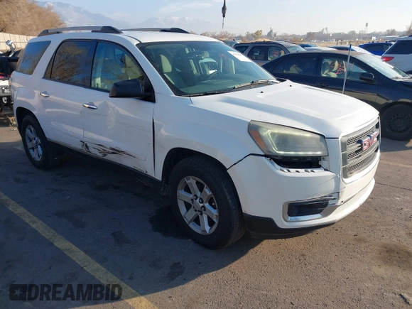 2013 GMC Acadia SLE with VIN 1GKKVNED1DJ154370, listed as a IAAI auction lot 41024883 with 202,537 mi miles and . Bid and sale history available at DreamBid. Image 1.