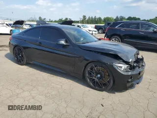 2018 BMW M4 with VIN WBS4Y9C57JAG66687, listed as a Copart auction lot 59283414 with 86,029 mi miles and Salvage Title. Bid and sale history available at carsss.com. Image 4.