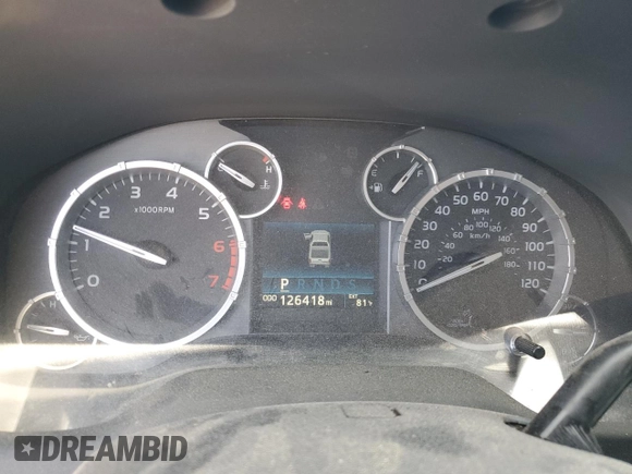 2016 Toyota Tundra SR with VIN 5TFRM5F13GX103858, listed as a Copart auction lot 52448315 with 126,418 mi miles and Salvage title. Bid and sale history available at DreamBid. Image 9.