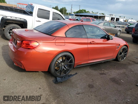 2016 BMW M4 with VIN WBS3U9C59GP969108, listed as a Copart auction lot 60528043 with 39,255 mi miles. Bid and sale history available at carsss.com. Image 3.