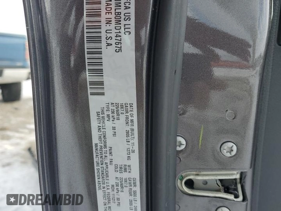 2021 Jeep Cherokee Latitude Plus с VIN 1C4PJMLB0MD147675, выставлен на аукционе Copart как лот 46155035 с пробегом 12 805 миль миль и Списание • Salvage title. История ставок и продаж доступна на DreamBid. Изображение 16.