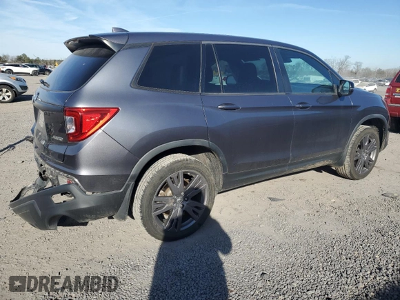 2019 Honda Passport EX-L z VIN 5FNYF8H5XKB020289, wystawiony jako Copart lot #42384545 z przebiegiem 65 083 mil mil oraz Szkoda całkowita • Salvage title. Historia ofert i sprzedaży dostępna na DreamBid. Obrazek 3.