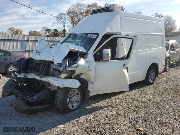 2019 Nissan NV Cargo SV with VIN 1N6AF0LY6KN805184, listed as a Copart auction lot 83629974 with 0 mi miles and Salvage Title. Bid and sale history available at carsss.com. Image 1.
