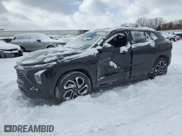 2024 Chevrolet Trax 2RS with VIN KL77LJE26RC213372, listed as a Copart auction lot 45538655 with 12,758 mi miles and Clean Title. Bid and sale history available at DreamBid. Image 1.