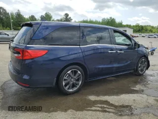 2022 Honda Odyssey Elite z VIN 5FNRL6H94NB051949, wystawiony jako Copart lot #53684245 z przebiegiem Nie podano mil oraz Szkoda całkowita • Salvage title. Historia ofert i sprzedaży dostępna na DreamBid. Obrazek 3.