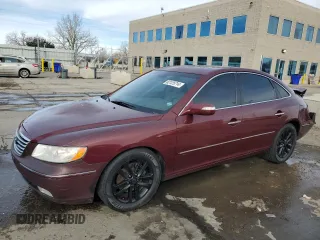 2009 Hyundai Azera Limited with VIN KMHFC46F49A358970, listed as a Copart auction lot 82125714 with 208,090 mi miles and Salvage Title. Bid and sale history available at DreamBid. Image 1.