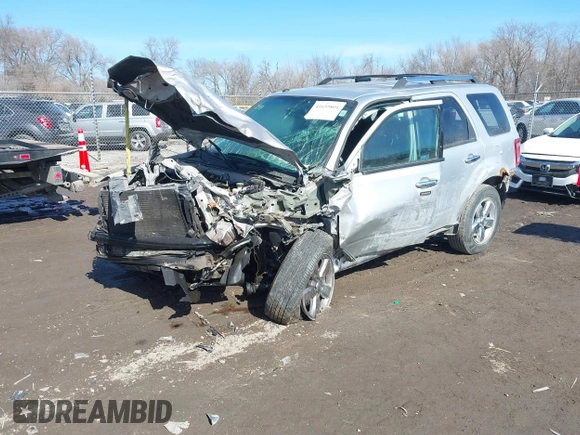 2012 Ford Escape Limited with VIN 1FMCU9EG9CKC77651, listed as a IAAI auction lot 41659801 with Not Provided miles and . Bid and sale history available at DreamBid. Image 2.