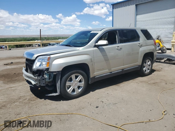 2015 GMC Terrain SLE with VIN 2GKALMEK8F6432823, listed as a Copart auction lot 54624485 with 109,523 mi miles and Salvage title. Bid and sale history available at DreamBid. Image 1.