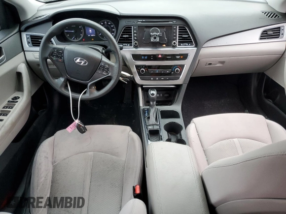 2015 Hyundai Sonata SE with VIN 5NPE24AF8FH154719, listed as a Copart auction lot 52802045 with 106,257 mi miles and Salvage Title. Bid and sale history available at DreamBid. Image 8.