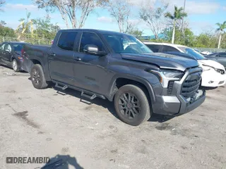 2024 Toyota Tundra 2WD SR5 with VIN 5TFLA5AB5RX034978, listed as a IAAI auction lot 41248555 with 9,216 mi miles. Bid and sale history available at carsss.com. Image 1.