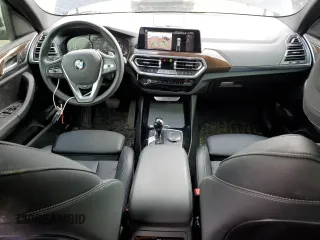 2022 BMW X3 xDrive30i with VIN 5UX53DP01N9L98122, listed as a Copart auction lot 50094865 with 33,452 mi miles and Salvage Title. Bid and sale history available at DreamBid. Image 8.