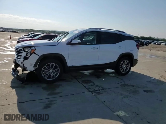 2023 GMC Terrain SLT with VIN 3GKALVEG3PL134047, listed as a Copart auction lot 56550565 with 32,048 mi miles and Salvage title. Bid and sale history available at DreamBid. Image 14.