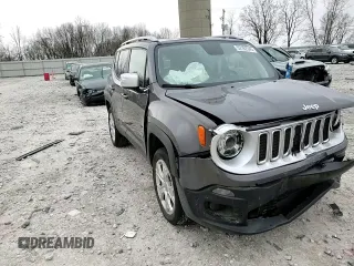 2018 Jeep Renegade Limited with VIN ZACCJBDB1JPG97532, listed as a Copart auction lot 52162345 with Not provided miles and Clean title. Bid and sale history available at DreamBid. Image 12.