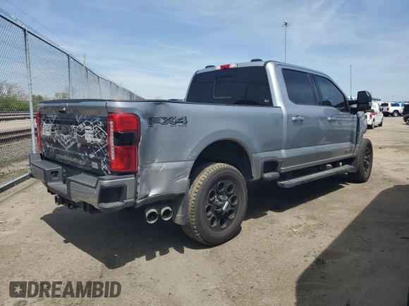 2024 Ford Super Duty F-250 SRW XL with VIN 1FT8W2BT9REF52763, listed as a Copart auction lot 53781755 with 7,967 mi miles and Salvage Title. Bid and sale history available at carsss.com. Image 3.