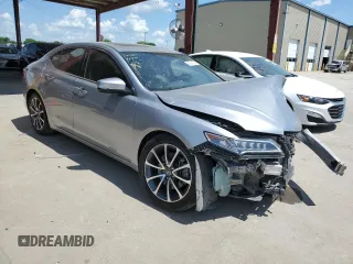 2017 Acura TLX V6 w/Technology Pkg with VIN 19UUB2F55HA006491, listed as a Copart auction lot 53996045 with 99,999 mi miles and Clean title. Bid and sale history available at DreamBid. Image 4.