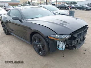 2022 Ford Mustang GT with VIN 1FA6P8CFXN5110171, listed as a IAAI auction lot 41690206 with 20,989 mi miles. Bid and sale history available at carsss.com. Image 1.