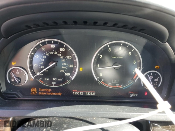 2012 BMW 7 Series 750Li z VIN WBAKB8C53CC852495, wystawiony jako Copart lot #50811745 z przebiegiem 155 512 mil mil oraz Szkoda całkowita • Salvage title. Historia ofert i sprzedaży dostępna na DreamBid. Obrazek 9.