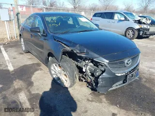 2015 Mazda Mazda6 i Sport with VIN JM1GJ1U60F1163055, listed as a IAAI auction lot 41587300 with 147,927 mi miles. Bid and sale history available at carsss.com. Image 6.
