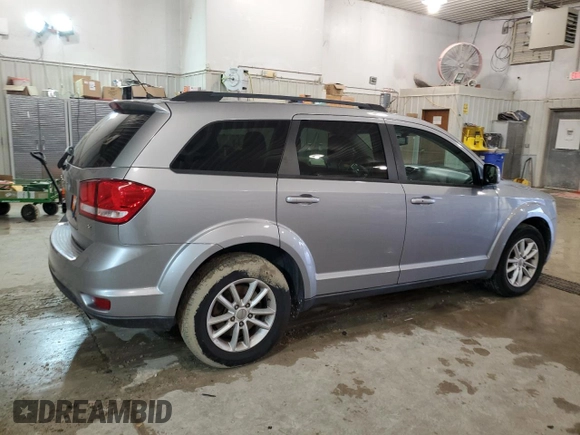 2015 Dodge Journey SXT with VIN 3C4PDCBB9FT694895, listed as a Copart auction lot 87417834 with 129,946 mi miles and Salvage Title. Bid and sale history available at carsss.com. Image 3.