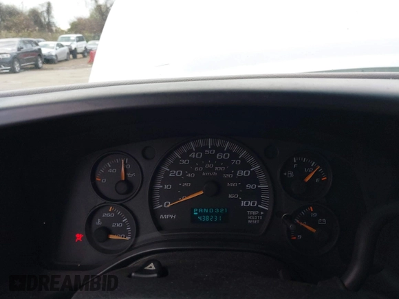2003 Chevrolet Express Cargo with VIN 1GCGG25U431160656, listed as a IAAI auction lot 40876526 with 438,231 mi miles and . Bid and sale history available at DreamBid. Image 7.