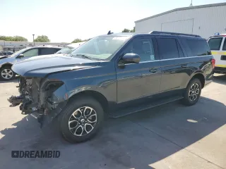 2023 Ford Expedition Max XLT z VIN 1FMJK1J86PEA47731, wystawiony jako Copart lot #55151635 z przebiegiem 26 210 mil mil oraz Szkoda całkowita • Salvage title. Historia ofert i sprzedaży dostępna na DreamBid. Obrazek 1.