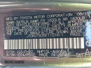 2015 Toyota Prius One z VIN JTDKDTB35F1107411, wystawiony jako IAAI lot #42159414 z przebiegiem 122 258 mil mil oraz . Historia ofert i sprzedaży dostępna na DreamBid. Obrazek 9.