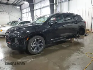 2021 Chevrolet Blazer RS with VIN 3GNKBKRSXMS577594, listed as a Copart auction lot 61485695 with 62,466 mi miles and Salvage title. Bid and sale history available at DreamBid. Image 1.