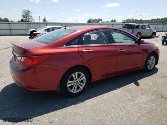 2013 Hyundai Sonata GLS with VIN 5NPEB4AC2DH796825, listed as a Copart auction lot 53205465 with 126,244 mi miles and Clean Title. Bid and sale history available at carsss.com. Image 3.