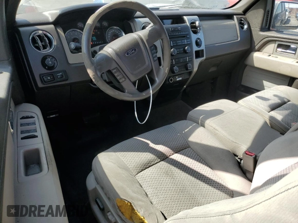 2009 Ford F-150 STX with VIN 1FTRX128X9KB12348, listed as a Copart auction lot 51002435 with 349,277 mi miles and Salvage Title. Bid and sale history available at carsss.com. Image 8.