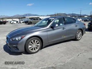 2021 Infiniti Q50 Pure with VIN JN1EV7AP7MM704225, listed as a Copart auction lot 47425665 with 25,441 mi miles and Salvage Title. Bid and sale history available at DreamBid. Image 1.