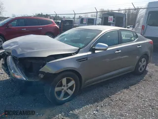 2014 Kia Optima LX with VIN 5XXGM4A79EG287804, listed as a IAAI auction lot 41824981 with 191,213 mi miles. Bid and sale history available at carsss.com. Image 18.