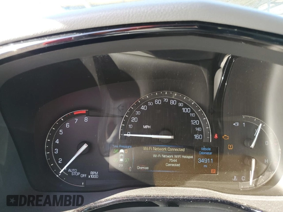 2018 Cadillac XT5 Luxury AWD with VIN 1GYKNDRS3JZ197100, listed as a Copart auction lot 50421165 with 34,911 mi miles and Salvage Title. Bid and sale history available at DreamBid. Image 9.