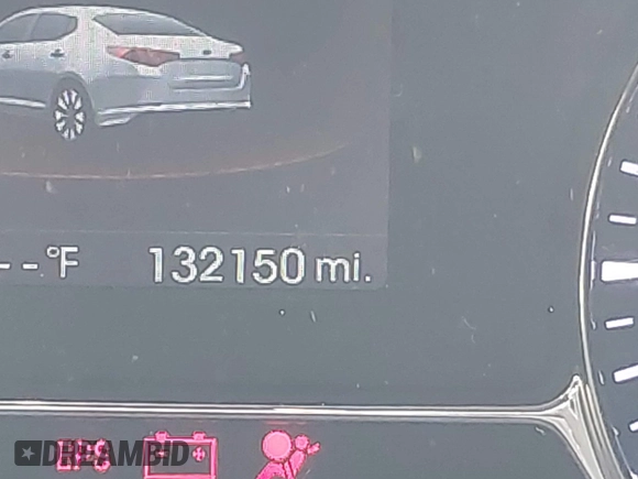 2013 Kia Optima SX with VIN 5XXGR4A63DG137405, listed as a IAAI auction lot 42320004 with 132,150 mi miles and . Bid and sale history available at DreamBid. Image 12.