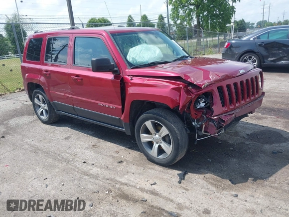 2017 Jeep Patriot High Altitude with VIN 1C4NJPFA6HD132065, listed as a IAAI auction lot 42538955 with 96,675 mi miles and . Bid and sale history available at DreamBid. Image 1.