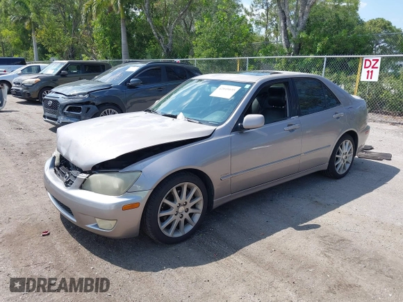 2003 Lexus IS 300 with VIN JTHBD192730074509, listed as a IAAI auction lot 42049035 with 296,596 mi miles. Bid and sale history available at carsss.com. Image 2.