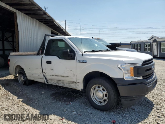2019 Ford F-150 XL with VIN 1FTMF1CB0KKD11468, listed as a Copart auction lot 53828475 with 138,116 mi miles and Salvage Title. Bid and sale history available at carsss.com. Image 4.