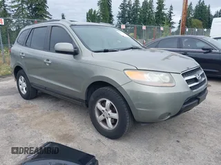 2007 Hyundai Santa Fe GLS with VIN 5NMSG13D67H122834, listed as a IAAI auction lot 42713013 with 242,556 mi miles and . Bid and sale history available at DreamBid. Image 1.