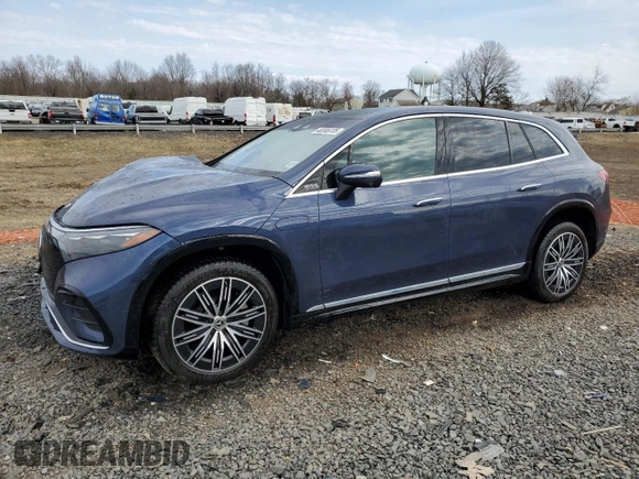 2023 Mercedes-Benz EQS 580 z VIN 4JGDM4EB1PA005571, wystawiony jako Copart lot #48388705 z przebiegiem Nie podano mil oraz Szkoda całkowita • Salvage title. Historia ofert i sprzedaży dostępna na DreamBid. Obrazek 1.