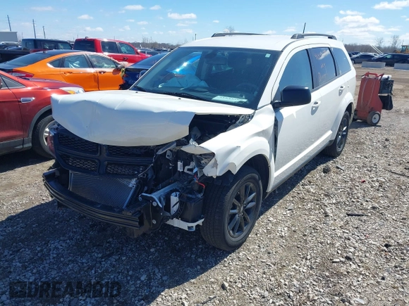 2020 Dodge Journey SE Value with VIN 3C4PDCABXLT265228, listed as a IAAI auction lot 41843599 with 53,797 mi miles and . Bid and sale history available at carsss.com. Image 17.