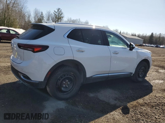 2021 Buick Envision Essence with VIN LRBFZPR4XMD136647, listed as a Copart auction lot 51456805 with 21,080 mi miles and Clean Title. Bid and sale history available at DreamBid. Image 3.