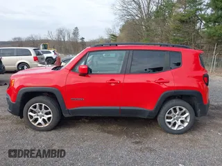 2017 Jeep Renegade Latitude with VIN ZACCJBBB7HPG27689, listed as a IAAI auction lot 42010657 with 143,202 mi miles. Bid and sale history available at carsss.com. Image 15.