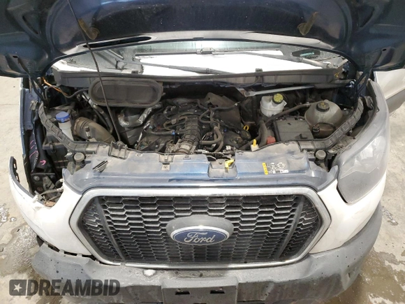 2022 Ford Transit with VIN 1FDAX9XG6NKA77311, listed as a Copart auction lot 45721065 with 94,100 mi miles and Salvage Title. Bid and sale history available at DreamBid. Image 12.