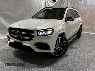 2021 Mercedes-Benz GLS 580 with VIN 4JGFF8GEXMA393297, listed as a Copart auction lot 66509815 with 30,008 mi miles and Clean title. Bid and sale history available at DreamBid. Image 2.