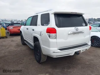 2010 Toyota 4Runner SR5 with VIN JTEZU5JR0A5003910, listed as a IAAI auction lot 41535576 with 169,148 mi miles. Bid and sale history available at carsss.com. Image 3.