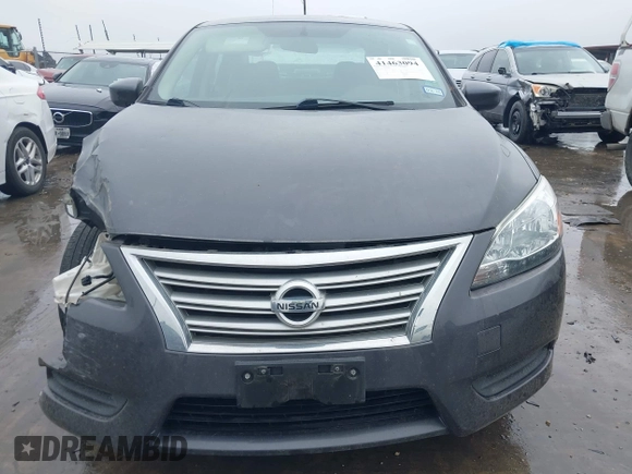 2014 Nissan Sentra S with VIN 3N1AB7AP8EL669973, listed as a IAAI auction lot 41463094 with 94,150 mi miles and . Bid and sale history available at DreamBid. Image 13.