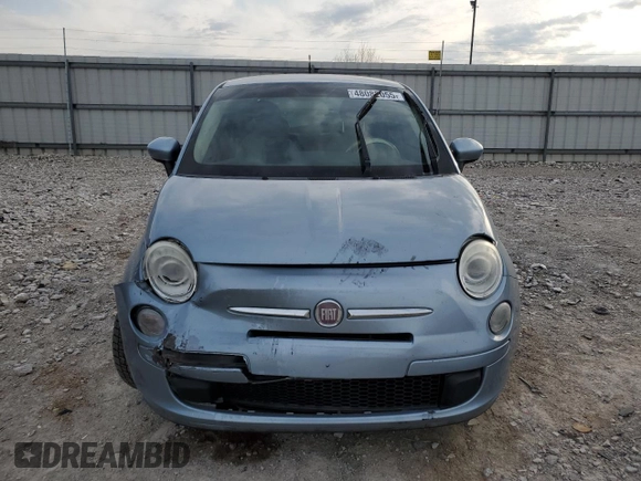 2013 FIAT 500 Pop with VIN 3C3CFFAR8DT530905, listed as a Copart auction lot 48082055 with 106,878 mi miles and Salvage Title. Bid and sale history available at carsss.com. Image 5.